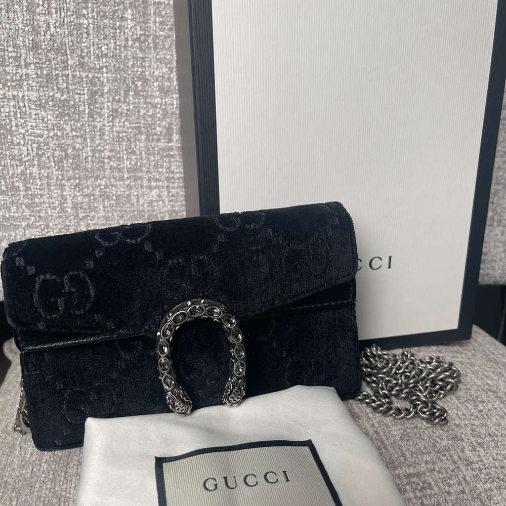 Super Mini GG Velvet Dionysus Bag